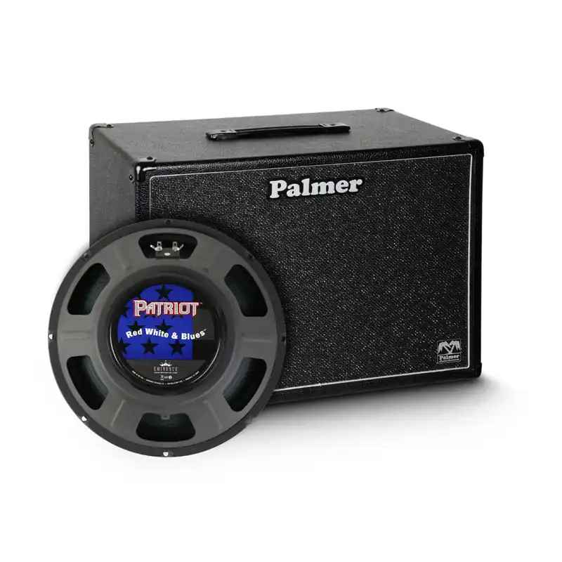 Begrenztes Angebot Palmer MI CAB 112 RWB - Gitarrenbox 1 x 12" mit Eminence Red White and Blues 8 Ohm