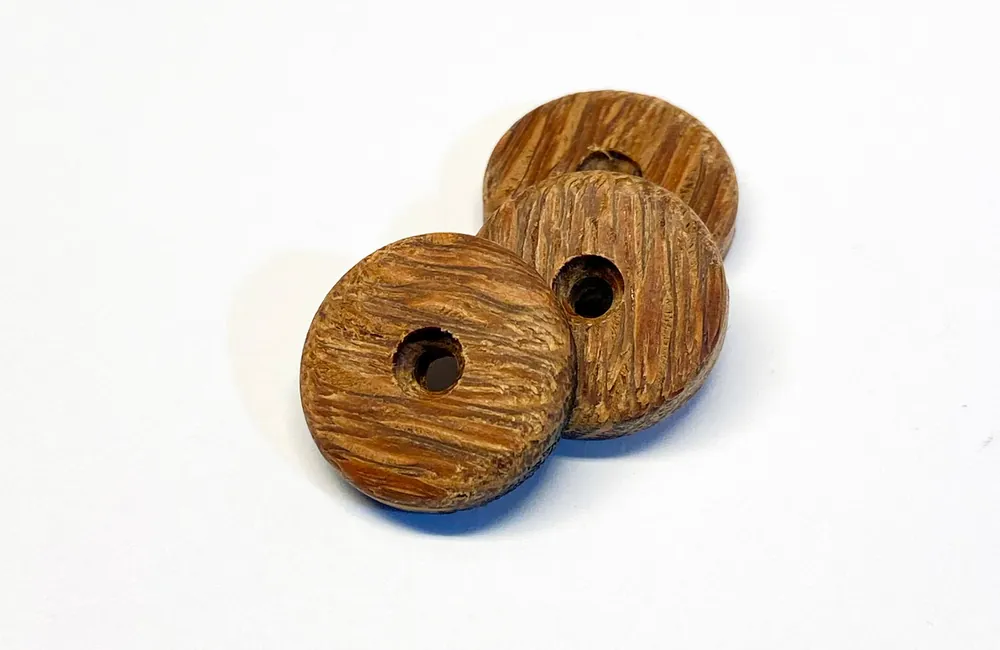 Harmonikaknöpfe Holz 15mm Beef Wood 0015 Knallerangebot