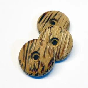 Aktuell Harmonikaknöpfe Holz 15mm Rossa 084BN
