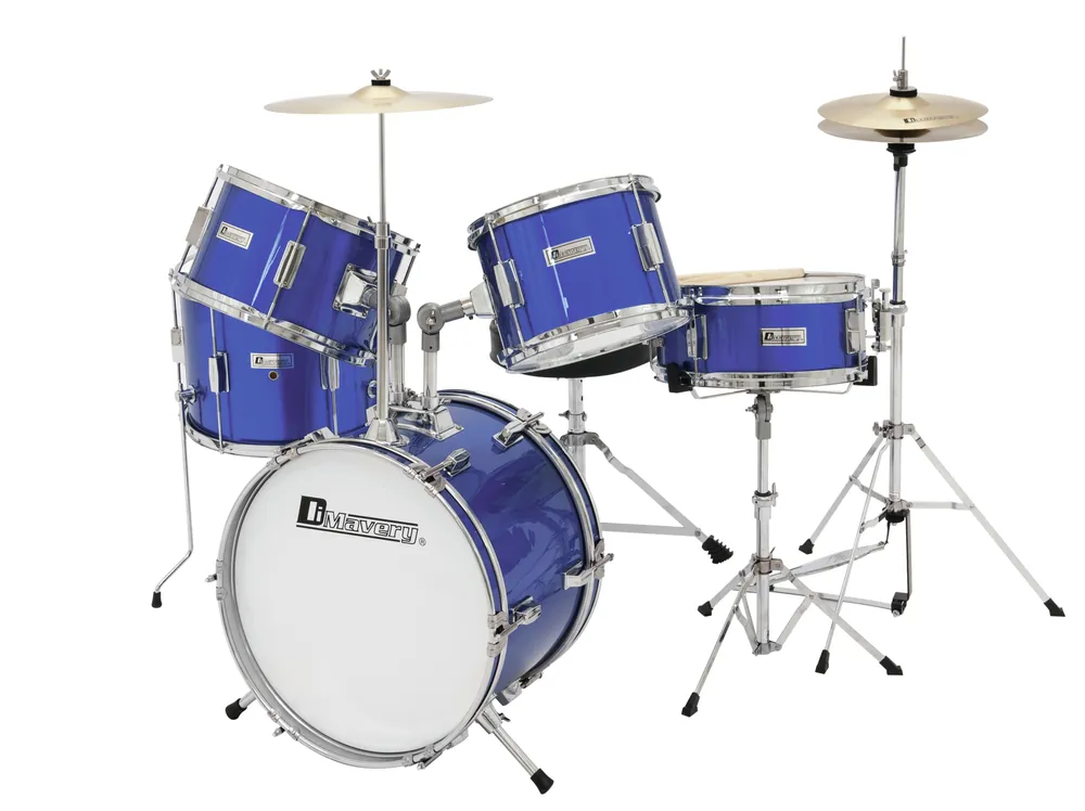 Gratis Versand DIMAVERY JDS-305 Kinder Schlagzeug, blau