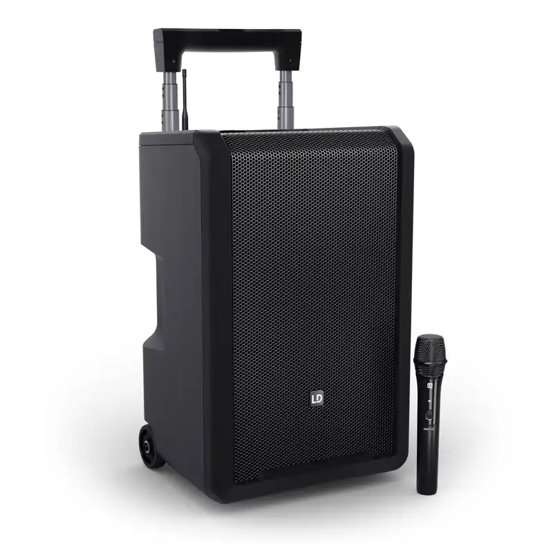 Solange Der Vorrat Reicht LD Systems ANNY® 10 HHD B6 - 10" Mobiler Bluetooth® PA-Lautsprecher mit Akku, Mixer und 1x Funkmikro