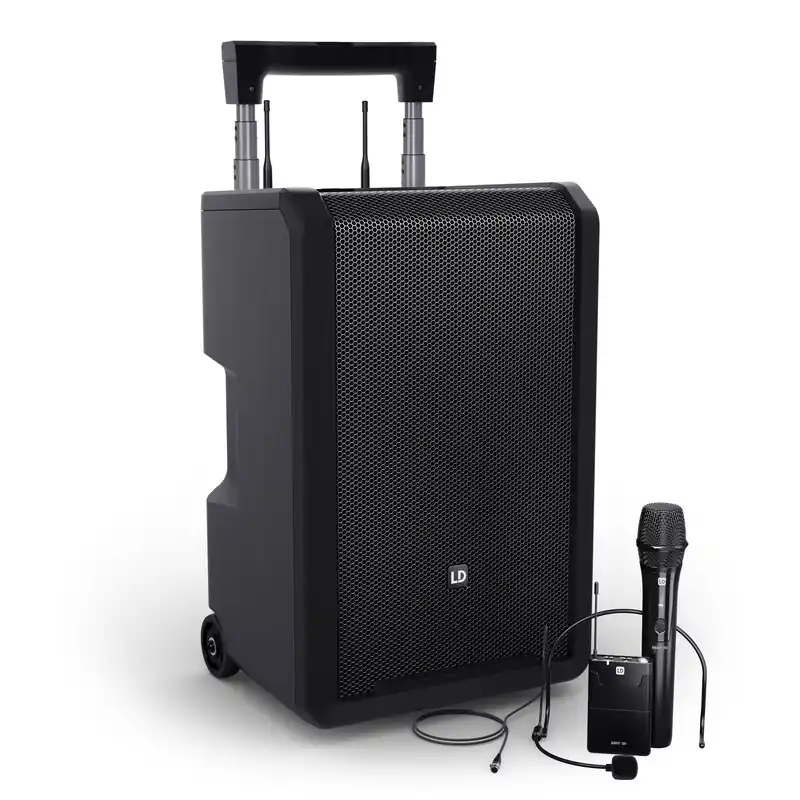 Jetzt Bestellen LD Systems ANNY® 10 HBH 2 B6 - 10" Mobiler Bluetooth® PA-Lautsprecher mit Akku, Mixer, 1x Funkmikrof