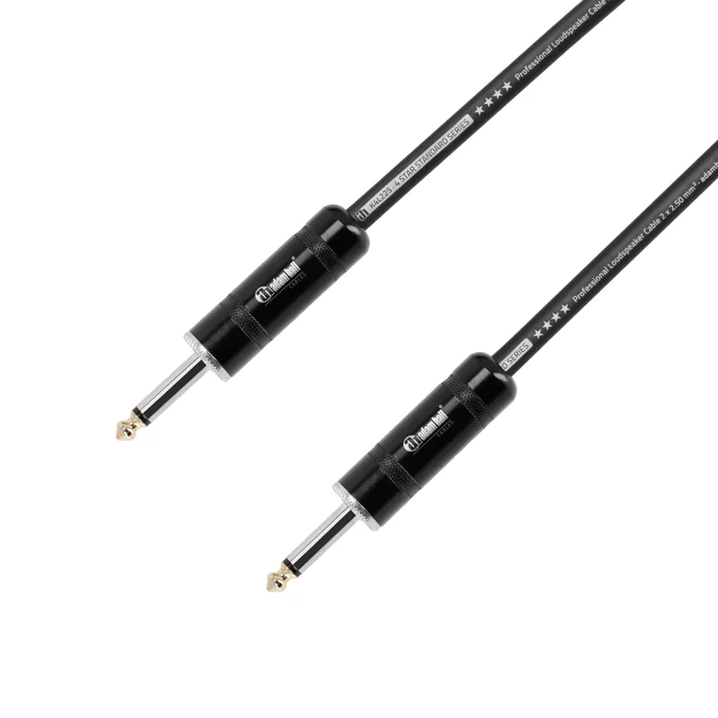 Adam Hall Cables 4 STAR JACK SPEAKER 5m - Lautsprecherkabel Adam Hall® Klinke TS 2 x 2,5 mm² | 5 m Super-Preis