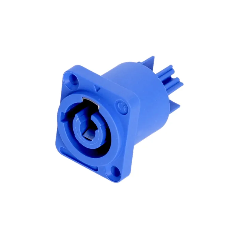Bestpreis Adam Hall Connectors 4 STAR P PM IN - Netzsteckverbinder Einbaubuchse PowerIn blue