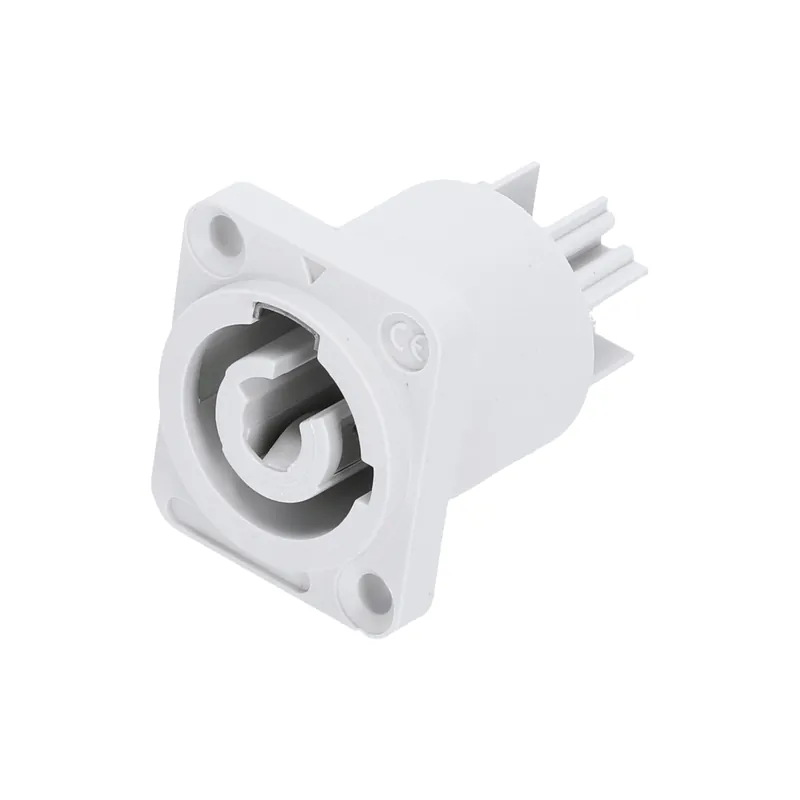 Direktkauf Adam Hall Connectors 4 STAR P PM OUT - Netzsteckverbinder Einbaubuchse PowerOut grey