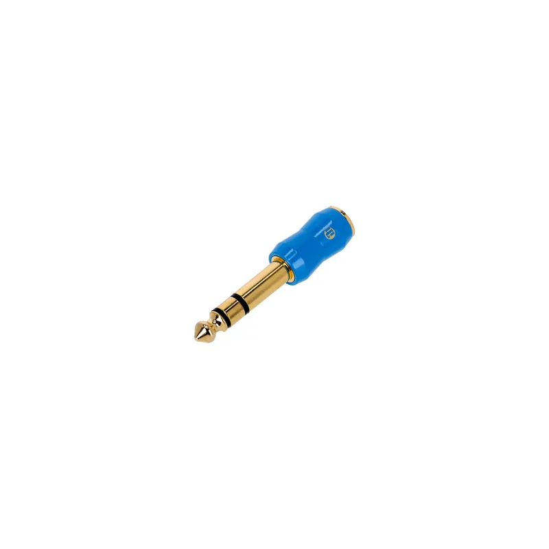 Heißes Angebot Adam Hall Connectors 4 STAR A MF3 JM3 G BLU LINE - BLU Line Adapter Miniklinke Female TRS x Klinke T