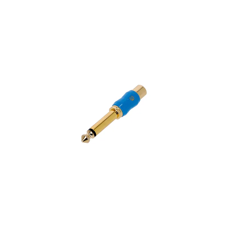 Begrenztes Angebot Adam Hall Connectors 4 STAR A RF2 JM2 G BLU LINE - BLU Line Adapter RCA Female x Klinke TS