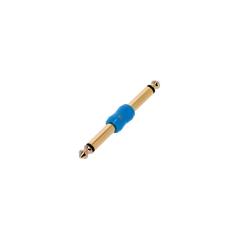 Zertifiziert Adam Hall Connectors 4 STAR A JM2 JM2 S G BLU LINE - BLU Line Adapter Klinke TS x Klinke TS | small