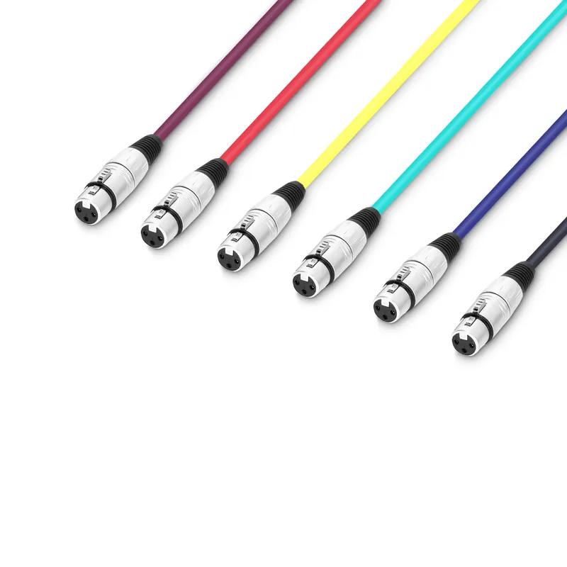 Knallerangebot Adam Hall Cables 3 STAR MMF 0100 SET - Mikrofonkabel Set Adam Hall® XLR Female x XLR Male | 1 m