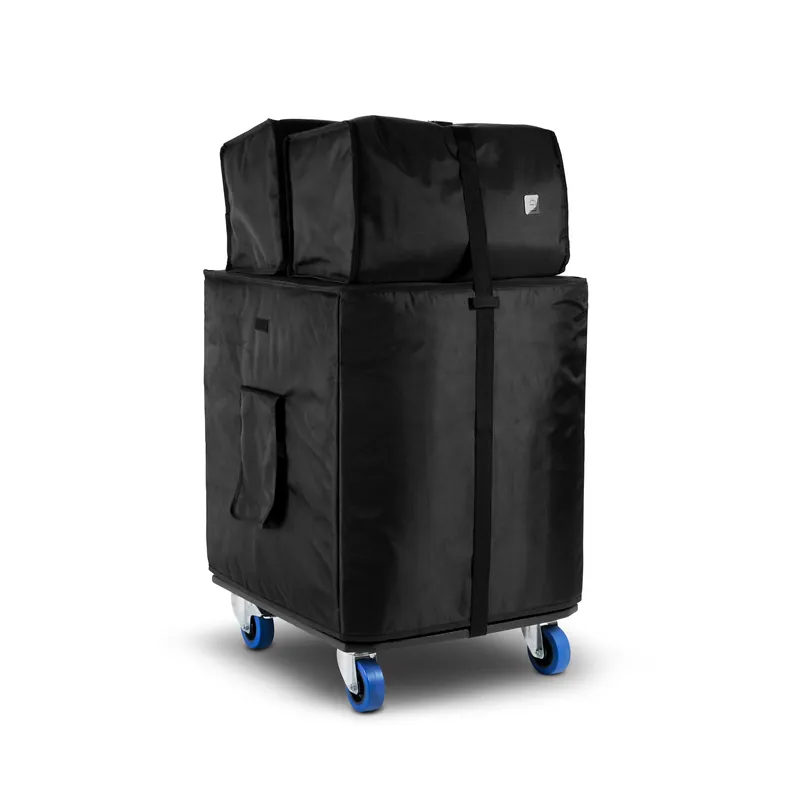 Billig LD Systems DAVE 18 G4X BAG SET - Transport Set aus Rollbrett und Schutzhüllen für DAVE 18 G4X