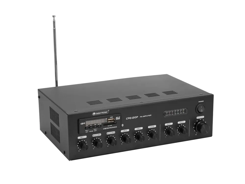 OMNITRONIC CPE-120P ELA-Mischverstärker Nur Heute
