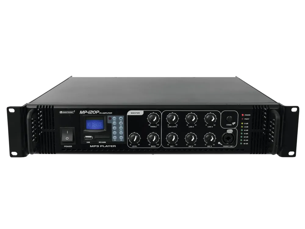 OMNITRONIC MP-120P ELA-Mischverstärker Solange Der Vorrat Reicht