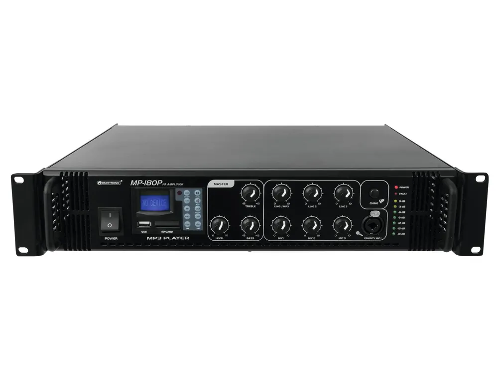 Meistverkauft OMNITRONIC MP-180P ELA-Mischverstärker