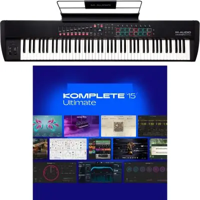 SET M-Audio Hammer 88 Pro + KOMPLETE 15 Ultimate Lizenz Code Begrenztes Angebot