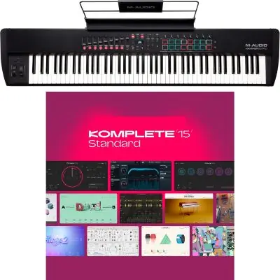 SET M-Audio Hammer 88 Pro + KOMPLETE 15 Lizenz Code Direkt Vom Hersteller