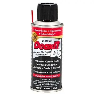 Echt DeoxIT D5S-6 Kontaktreiniger 182 ml 5% mit verstellbarem Sprühkopf