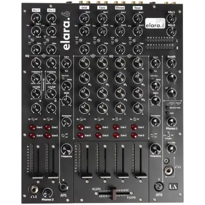 Union Audio ELARA.6 professioneller 4+2-Kanal Performance-DJ-Mixer Expressversand