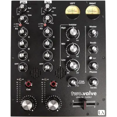 Highlight Union Audio TWO.VALVE Rotary Desktop DJ-Mixer