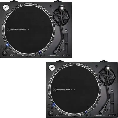 Highlight SET Audio Technica Plattenspieler AT-LP140XP schwarz Doppelpack