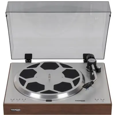 Thorens TD 404 DD Plattenspieler walnuss Hochglanz Günstig