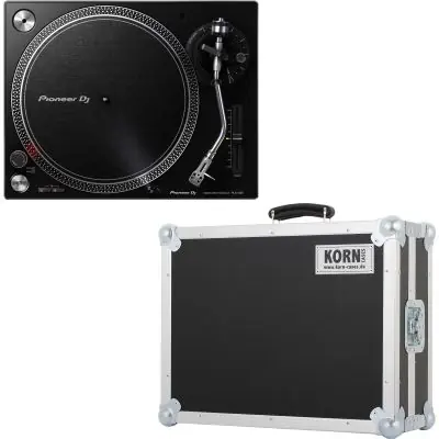 Top-Preis SET        Pioneer DJ PLX-500 K Schwarz Turntable + Case