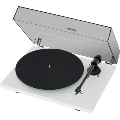 Pro-Ject T1 Evo Phono Schallplattenspieler Satin Weiß inkl. Ortofon OM10 Online Kaufen