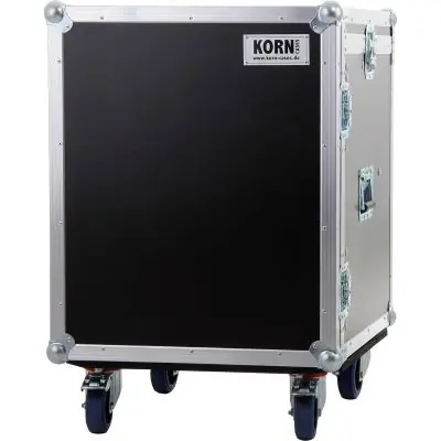 KORN Case Winkelrack 10+2 HE / 12 HE tief mit Rollen Casebau Kracherpreis