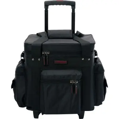 Markenprodukt Magma LP DJ Trolley Bag Profi 100 schwarz/rot