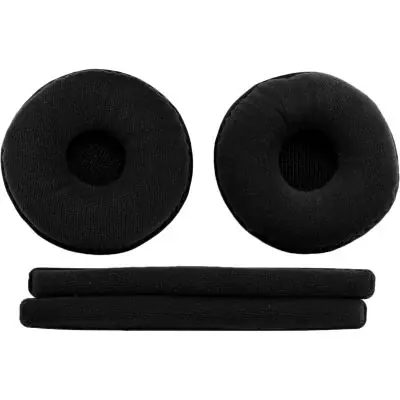 Zertifiziert Polsterset Velour für Sennheiser HD-25 schwarz
