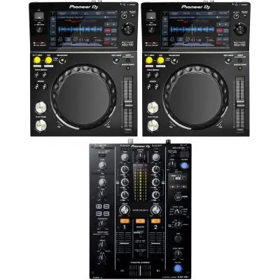 SET Pioneer DJ XDJ-700 Doppelpack + DJM-450 DJ Set Top-Angebot