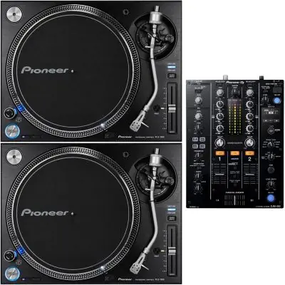 Heißes Angebot SET Pioneer DJ PLX-1000 Doppelpack + DJM-450 DJ Set