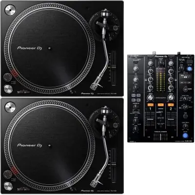 SET Pioneer DJ PLX-500 K Doppelpack + DJM-450 DJ Set Meistverkauft