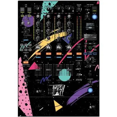 Versand Am Gleichen Tag dj-skins - Pioneer DJ DJM 900 NXS 2 Mizucat Black Skin