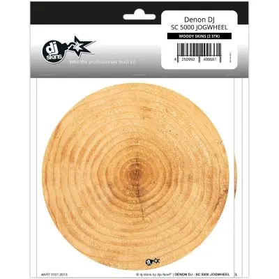 dj-skins - Denon DJ SC 5000 JOGWHEEL WOODY Skins Sale