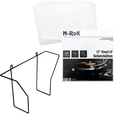 Ausverkauf SET Glorious DJ Vinyl Set Holder Smart für 25 LP + 25 N-RoK 12" Vinyl Schutzhüllen