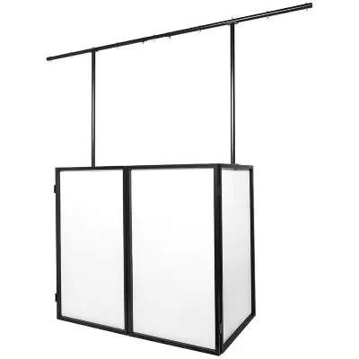 Ausverkauf Headliner Ventura Portable DJ Booth inkl. Lighting Bar System und Tasche