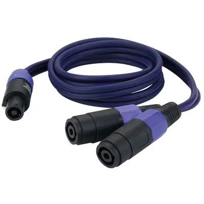 DAP 1,5m Adapter 2 Speaker Female /1 Speaker Male Zertifiziert
