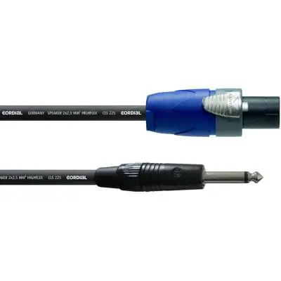 Meistverkauft Cordial Speakon 2-pol / Klinke 6,3mm mono 1,5 m CPL 1,5 LP 25