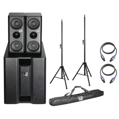 Aktuell SET        LD Systems Dave 8 XS System BK + Stativ + Kabel Set Bundle