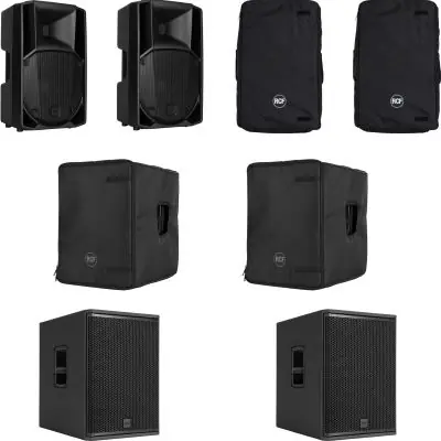 SET RCF 2.2 PA Set ART 712-A MK V + RCF SUB 705-AS MK III + Schutzhüllen Sonderangebot
