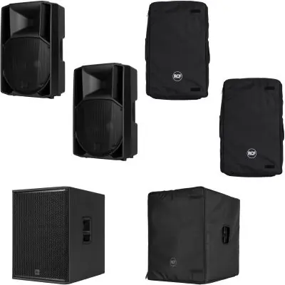 SET RCF 2.1 PA Set RCF ART 715-A MK V + RCF SUB 708-AS MK III + Cover Begrenztes Angebot