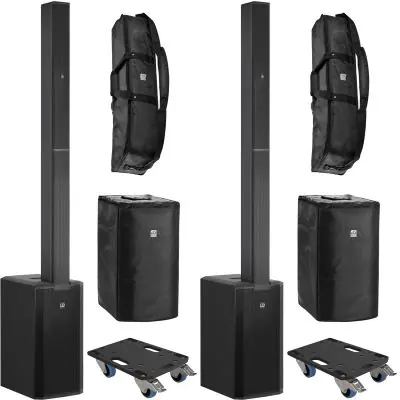 Bestseller SET LD Systems Maui 11 G3 MIX PA-System schwarz + Schutzhülle + Rollbrett