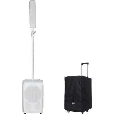 SET RCF EVOX J8 WH Weiß + Cover Trolley Rabatt