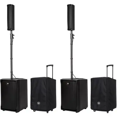 Finale Aktion SET        RCF EVOX J8 Stereo Set + Cover mit Rollen