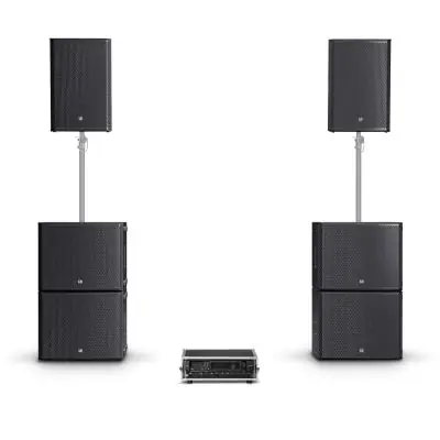 LD Systems Stinger G3 Impact Set Passiv-PA mit Tops, Subs & Endstufenrack Neue Kollektion