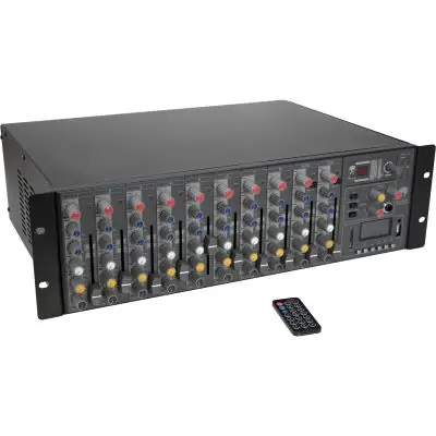 OMNITRONIC RM-1422FXA USB Rack-Power-Mixer Letzte Chance