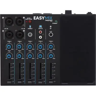 Algam Audio SAA Easymix 5-Kanal Funkmischpult mit Talkover Preisknaller