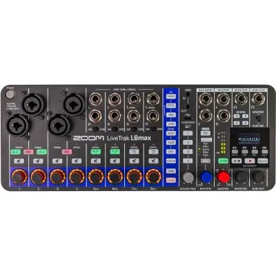 Zoom LiveTrak L6max 12-Channel Mixer & Recorder Gratis Versand