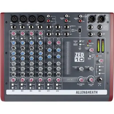 Allen & Heath ZED-10 Kompaktmixer Kostenloser Rückversand