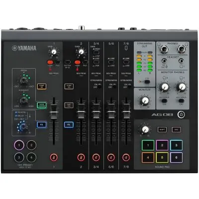 Bestseller Yamaha AG08 Streaming Mixer Schwarz